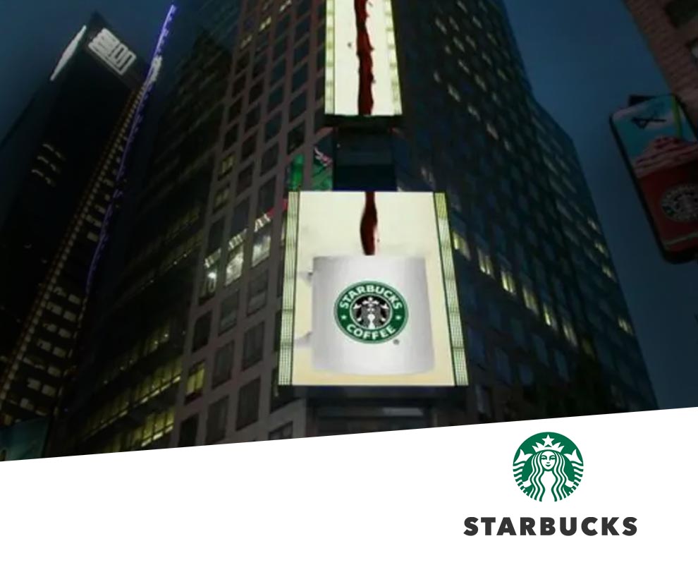 Starbucks — Times Square Jumbotron Takeover